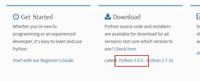 Pythonをダウンロードする(2)